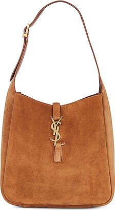 Small Le 5 A 7 Hobo Bag in Brown-AA