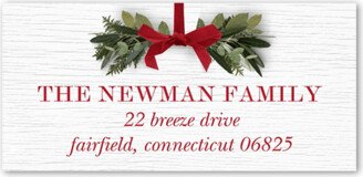 Address Labels: Festive Blissful Moments Address Label, White, Address Label, Matte