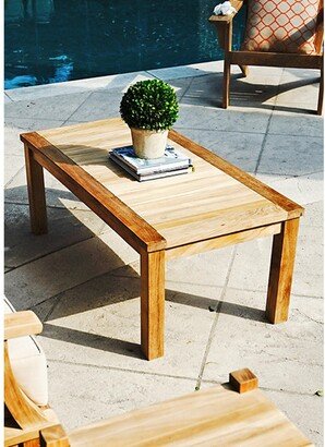 Posh Pollen Laurel Teak Rectangle Outdoor Coffee Table