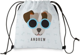 Drawstring Backpacks: Playful Pups Drawstring Backpack