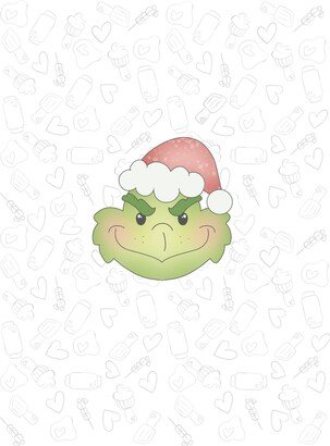 Green Santa Head