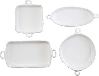 Lastra White 4-Piece Bakeware Essentials Set