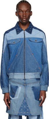 Blue Moonogram Denim Jacket