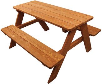 Homeware Kid's Brown Wood Picnic Table