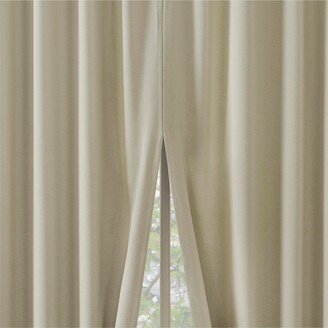 Aria Magnetic Closure Theater Grade 100% Blackout Back Tab Curtain Panel Pair