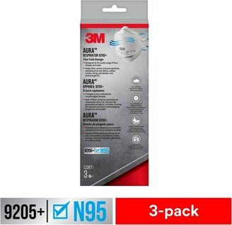 3M Company 3M 3pk Aura Particulate Respirator 9205+