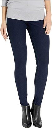 Fleece Lined Denim Leggings (Ink Wash) Women's Jeans