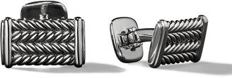 sterling silver Chevron cufflinks