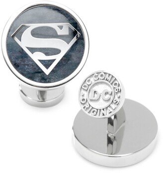 Men's Superman Gemstone Cufflinks