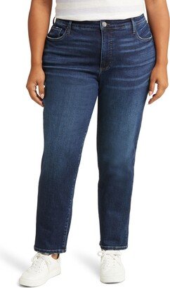 Reese Fab Ab High Waist Ankle Slim Straight Leg Jeans