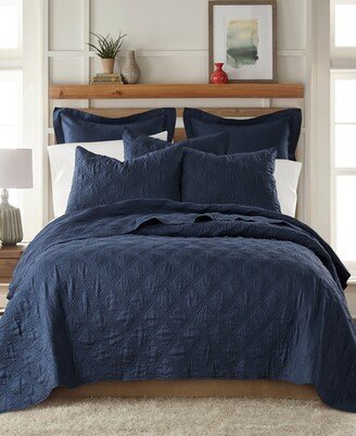 Home Washed Linen Textured Quilt, Twin/Twin Xl