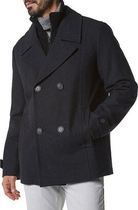 Danton Melton Wool Blend Peacoat