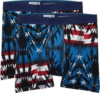 Banner Boxer Brief 2-Pack (Blue) Men's Underwear