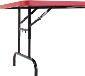 National Public Seating NPS Resin 72-inch Adjustable-height Folding Table