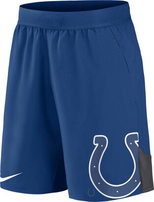 Men's Dri-FIT Stretch (NFL Indianapolis Colts) Shorts in Blue-AA