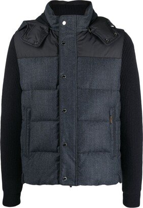 Detachable-Sleeve Padded Jacket