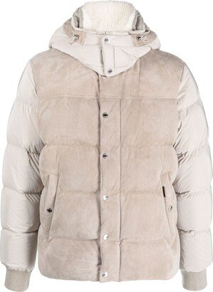 Jake-Uro sude puffer jacket