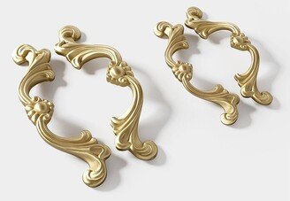 Brass Handle Furniture Cabinet Pull Drawer Wardrobe Gold Closet Door For Home Furniture-A246