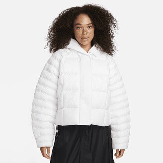 Women's Sportswear Swoosh Puffer PrimaLoft® Therma-FIT Oversized Hooded Jacket in White