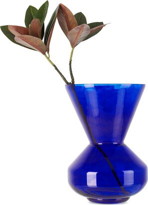 POLSPOTTEN Blue Thick Neck Vase