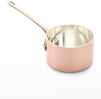 Duparquet Copper Cookware Solid Copper Butter Pan with Silver Lining, 3.25Dia.