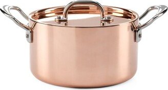 Samuel Groves Copper Clad Casserole Pan With Lid (20Cm)