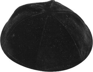 6 Part Black Yarmulke Rimless Size 3