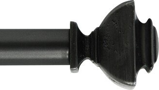 Bruce Adjustable Single Curtain Rod 18