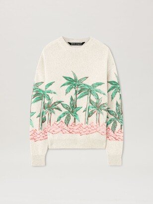 Palms Row Printed Sweater