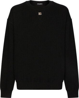 Logo-Plaque Cashmere Jumper