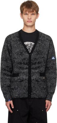 DEVÁ STATES Gray Jacquard Cardigan