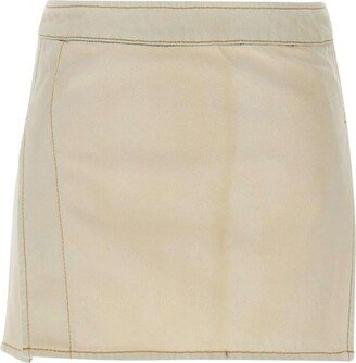 bull Denim Mini Skirt
