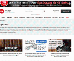 JR Cigar Promo Codes & Coupons