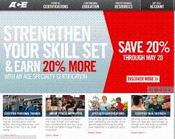 ACE Fitness Promo Codes & Coupons