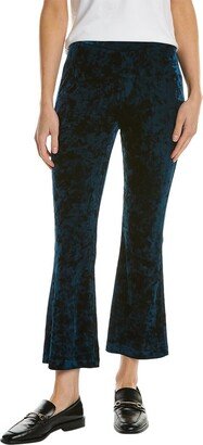 Crushed Velvet Cropped Pant