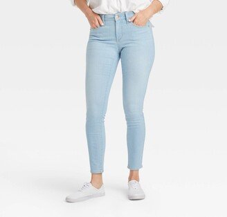 Women' Mid-Rie Skinny Jean - Univeral Thread™ Light Denim 0 Long