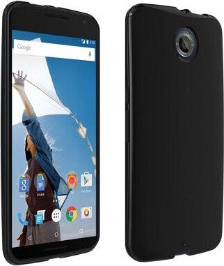 Verizon High Gloss Silicone Case for Google Nexus 6 - Black