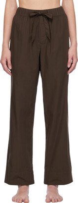 Brown Drawstring Pyjama Pants