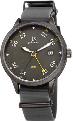 Joshua & Sons Men's Silicone Watch