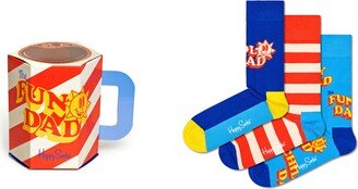 Assorted 3-Pack Father of the Year Socks Gift Set