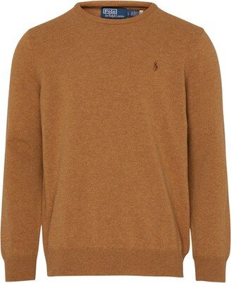 Round-neck sweater with logo