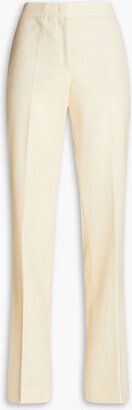 Wool-twill flared pants-AB