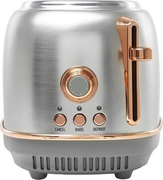 Heritage 2-Slice Wide Slot Toaster - Steel and Copper