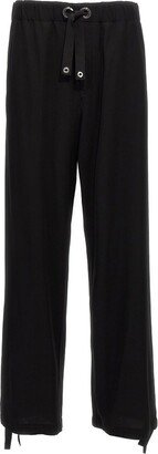 Drawstring Wide-Leg Pants