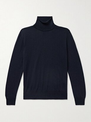 Slim-Fit Merino Wool Rollneck Sweater-AA