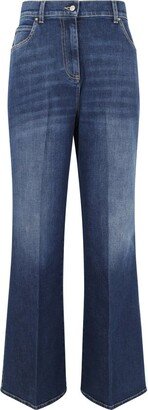 High Waist Straight-Leg Jeans-AC