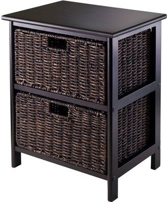 20.31 Omaha Storage Rack with Baskets Black