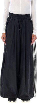 Stripe Detailed Wide-Leg Track Pants