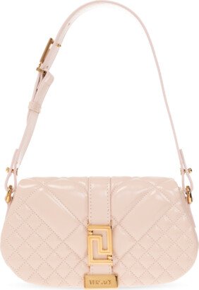 ‘Greca Goddess Mini’ Quilted Shoulder Bag - Pink