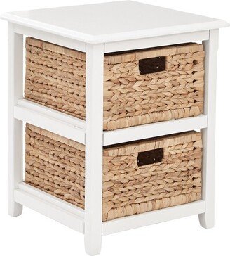 Seabrook Two Storage Unit White - OSP Home Furnishings